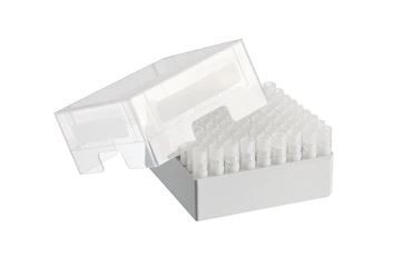 艾本德儲存盒 9 × 9, 可放置 81  個螺旋蓋（凍存）管， 3   mL，2  件，高 76  mm，3  英寸，聚丙烯材料，可耐受最低 -86  °C，可高溫高壓滅菌，帶蓋子并具有數(shù)字字母標(biāo)識